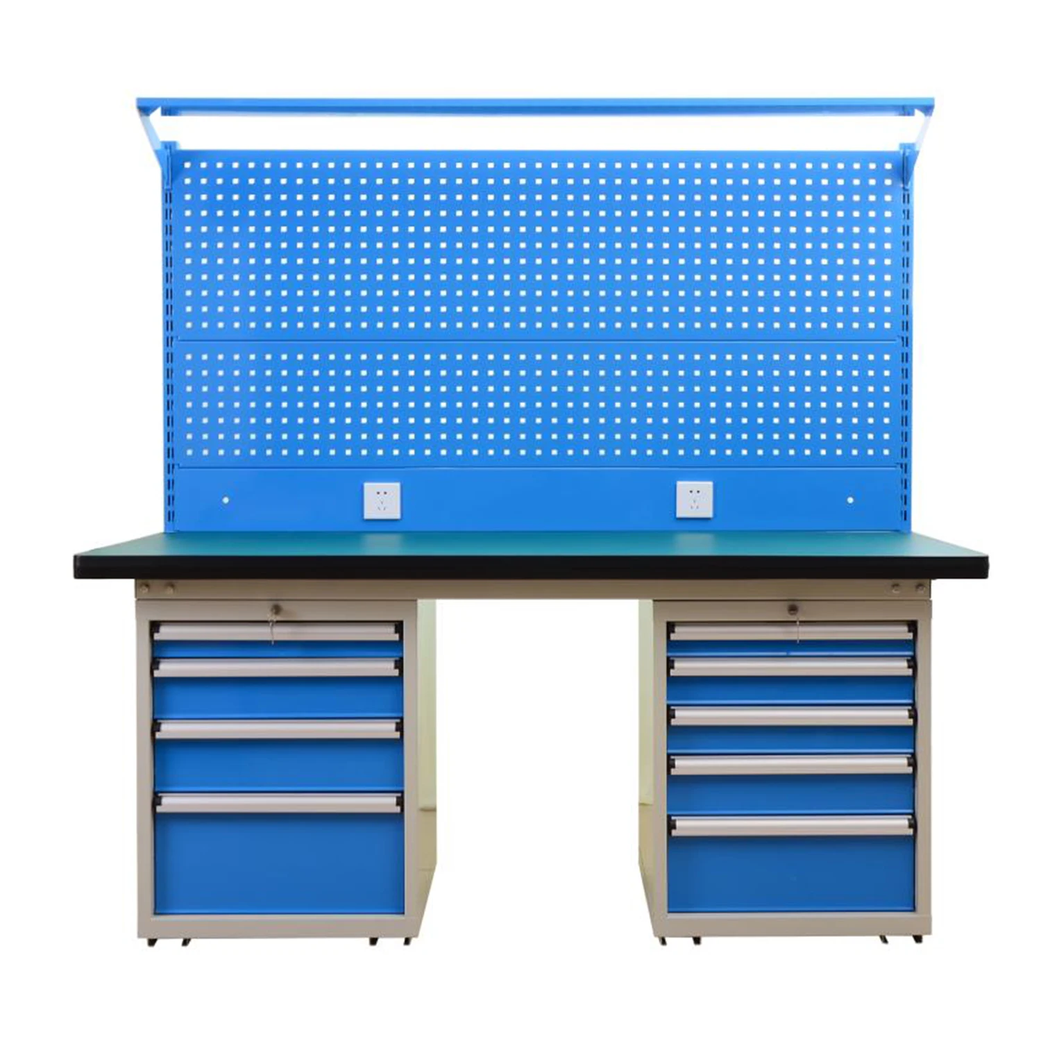 Metal Heavy Duty Steel Garage Tool Cabinet with Pegboard New Design Storage Tool cabinet