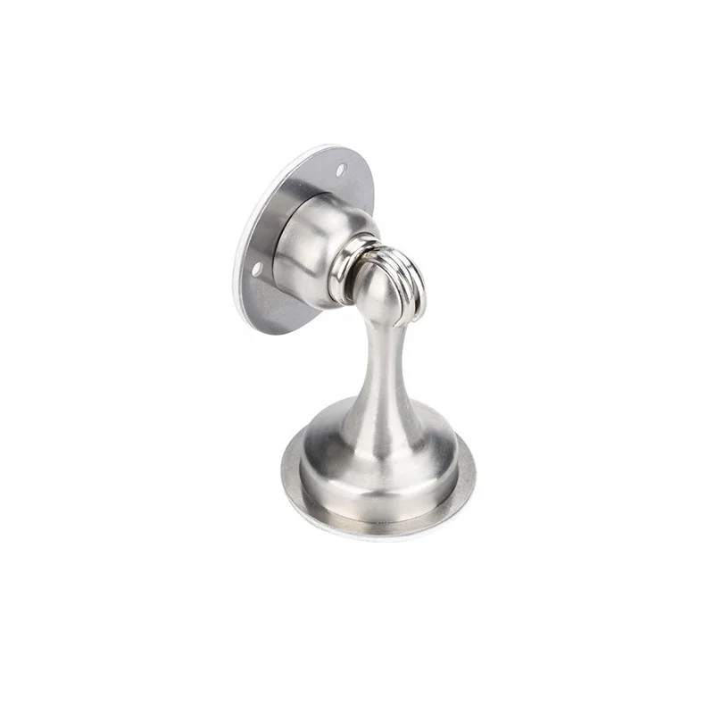 Non perforated stainless steel suction bedroom door strong magnetic thickened door stop bathroom Magnetic Door Stopper