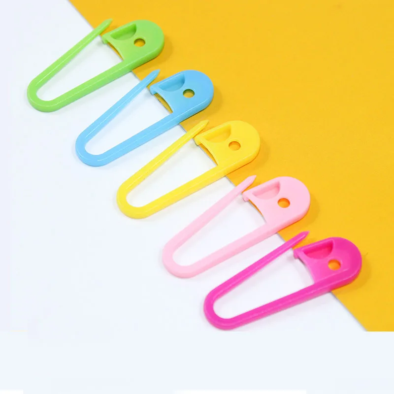 Wholesale 23mm plastic colorful safety pin for garment