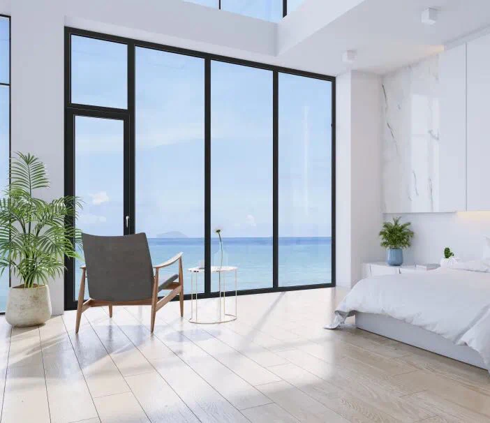 AS2047 Australian Commercial Double Glass Doors Aluminum Alloy Glass Casement Aluminum Door French Extremely Casement Door