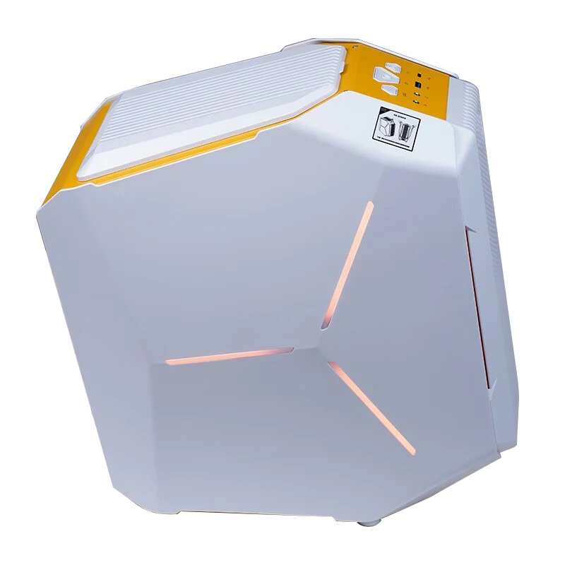 Factory OEM Custom Computer PC Case Gaming Cabinet Support M-ATX Motherboard with RGB CoolingFans  LED Lights Strips