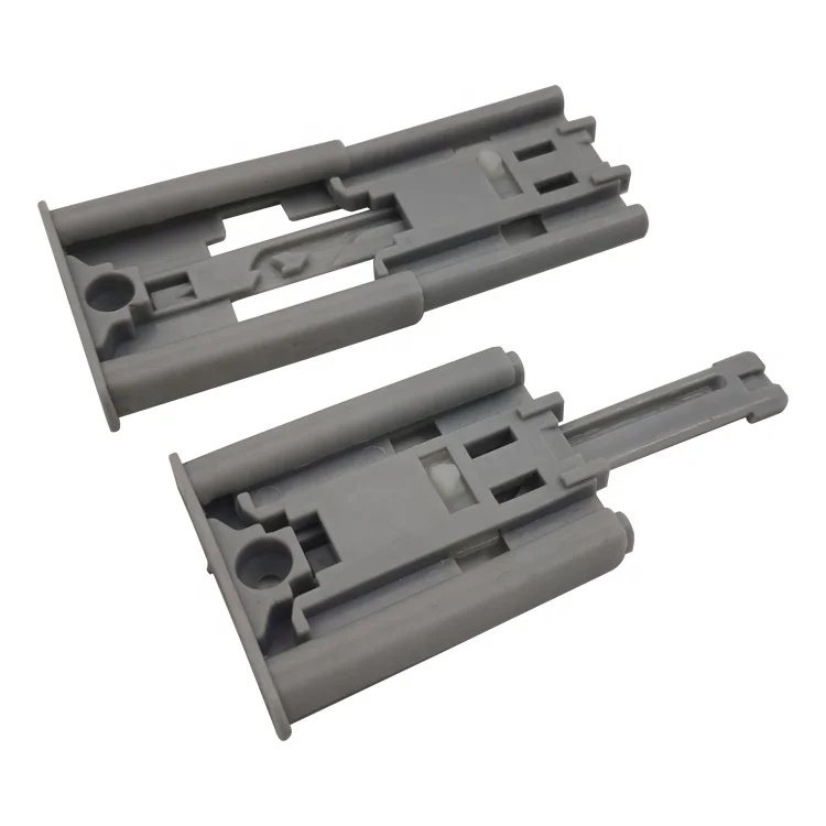 Industrial Plastic Fittings For Furniture Telescopic Drawer Slide Push To Open Damper Buffer