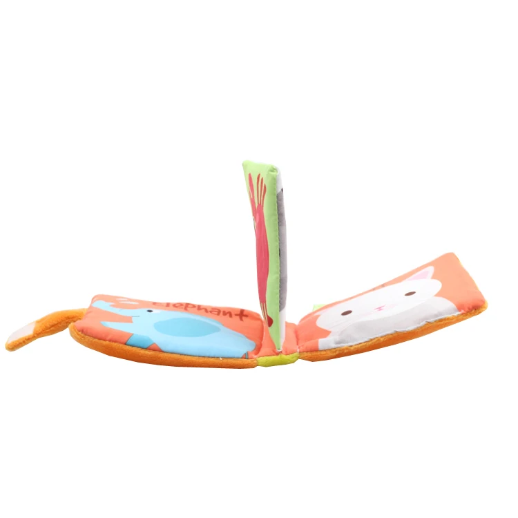 best gifts newborn Early educational fabric toys washable children toddler soft baby cloth book with crinkle paper