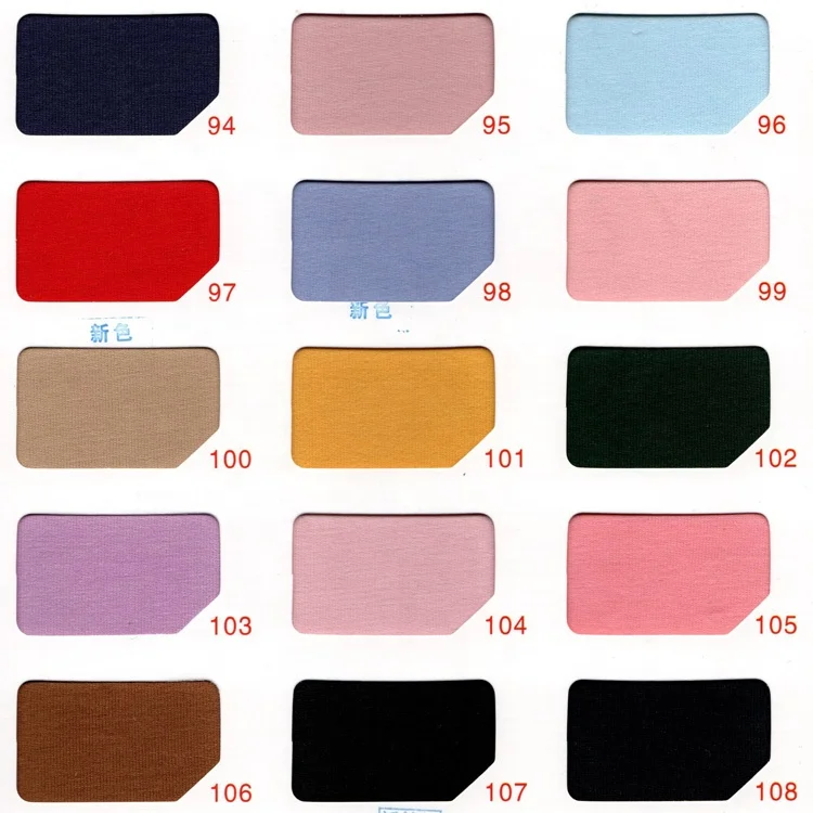 2020 New Design 40s knitted fleece fabric interlock fabric 95% Cotton  5% spandex Fabric