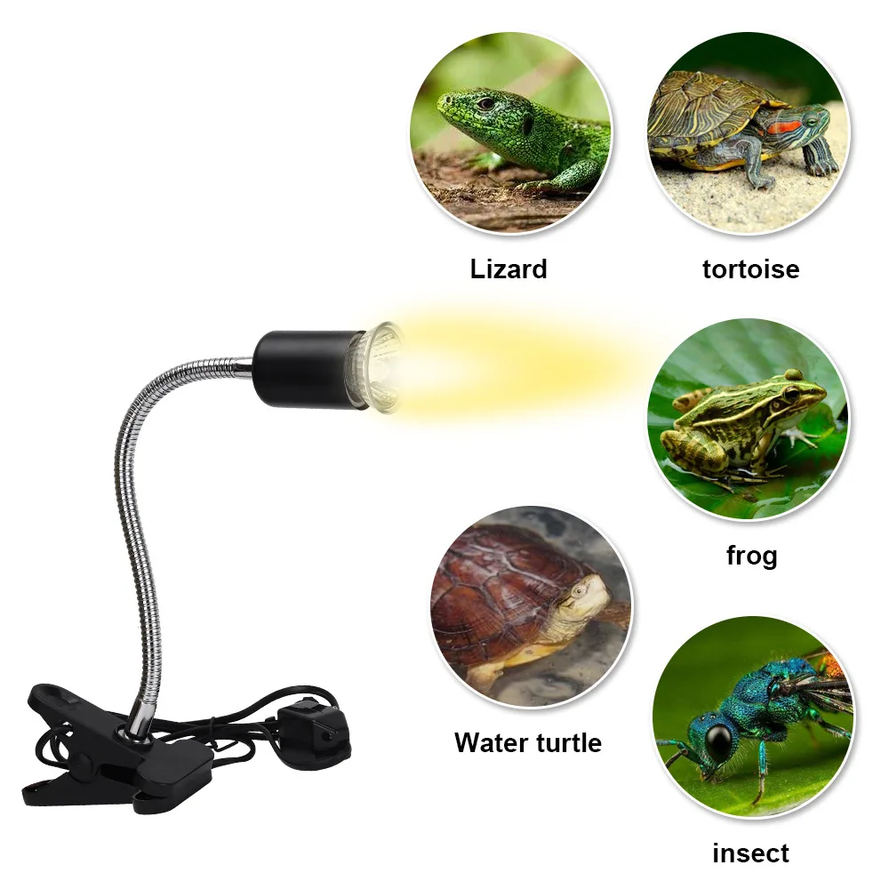 Intelligent turtle Heating lamp 25W 50W 75W  UVA lizard pet heating calcium heat preservation lamp exhibition lamp