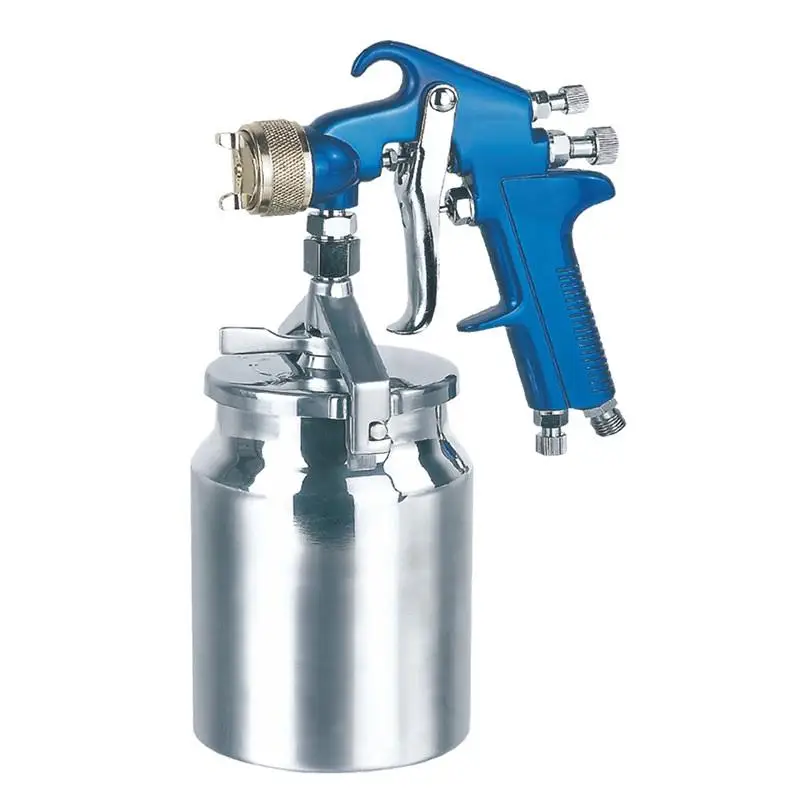 Durable Portable Metal Aluminum Alloy Body Paint Suction Air cordless Spray Gun For Car Decoration