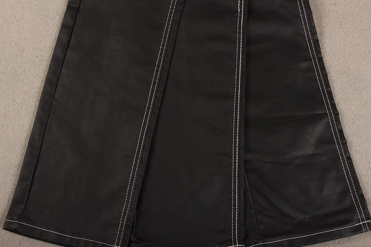 Wholesale cheap broken twill coated surface denim fabric manufacturer