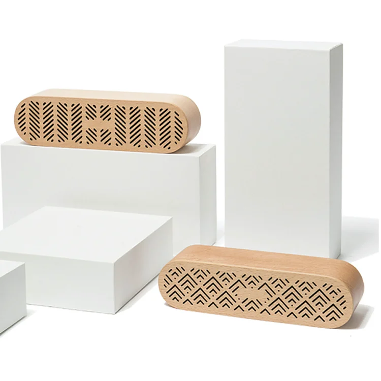 3D KNIGHT New design wholesale bamboo wooden outdoor portable mini 10W HIFI stereo loud wireless Coopower Speaker