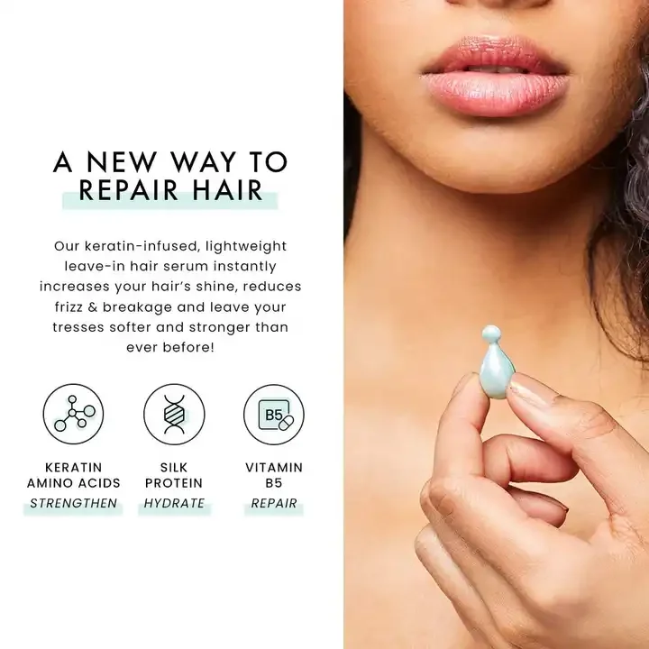 New Arrives Hair Care Oil Hair Vitamins E Capsule Private Label Hair Growth Capsule