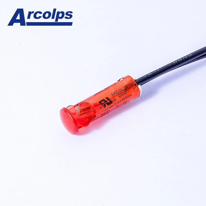 Panel  cut-out 8mm indicator lights 12v/24v/120v/250v/460v  indicator lights lamp lights signal indicator