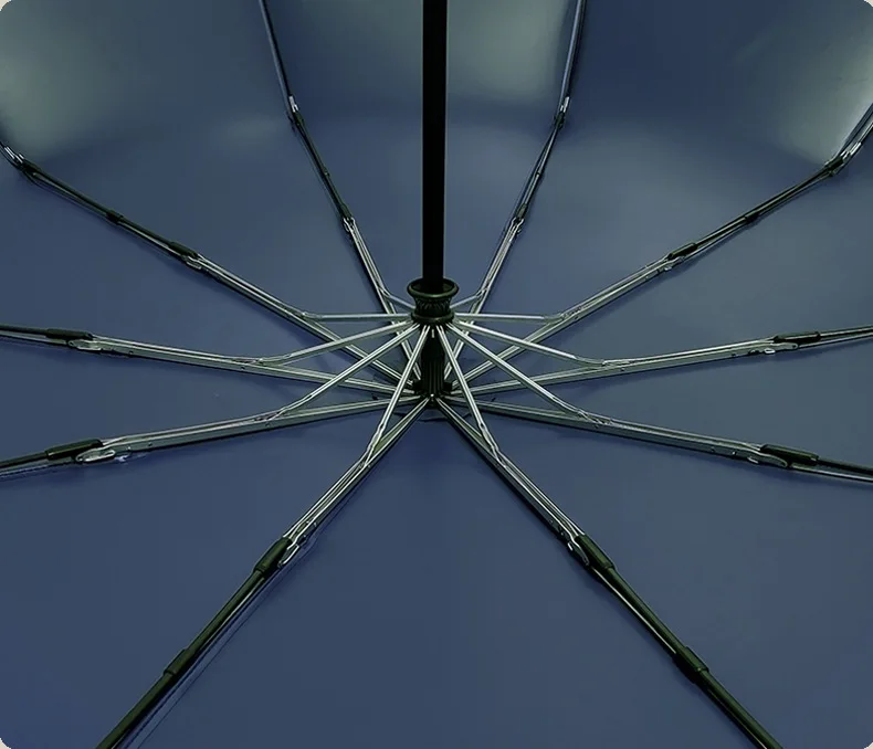 Promotional Custom Printing Three Folding Umbrella Golf Umbrella