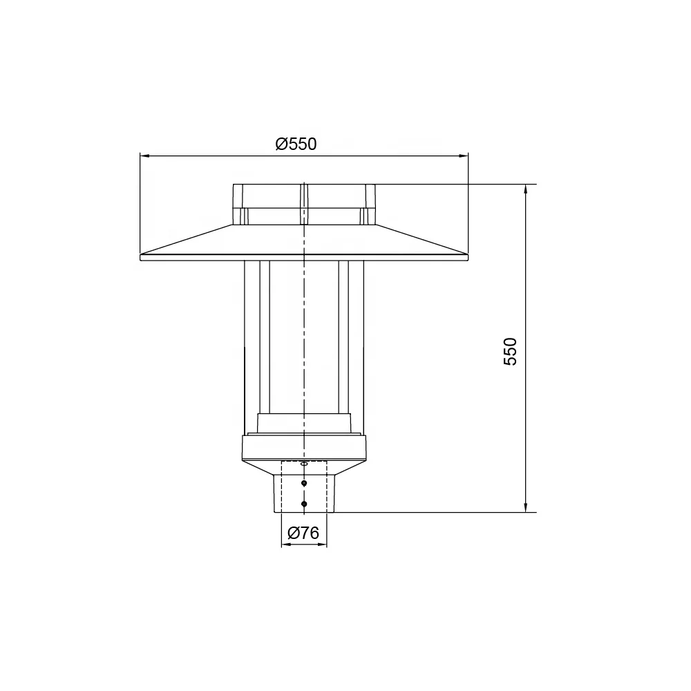 High Quality Die Casting Aluminum Garden Lamp IP66 Waterproof Outdoor Pole Lamp Park Landscape Post Top Outdoor LED Garden light