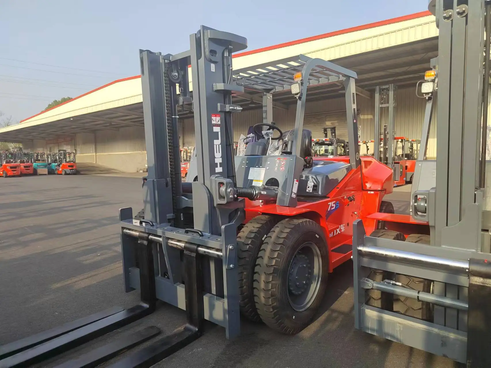 freeship High Quality Heli 7.5T Forklifts CPCD75 Great Logistic Equipment cheap original Truck new/used second hand forklift EPA