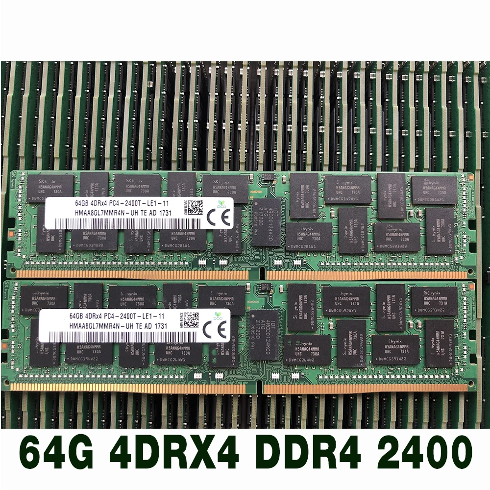 1 pcs NF8460 NF5460 NF5288 NF5280 M4 M5 For Inspur Server Memory 64GB ECC RAM High Quality Fast Ship 64G 4DRX4 DDR4 2400
