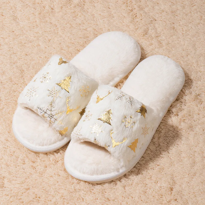 PVC Sole White Slipper House Latest Ladies Open Toe Slippers Women Home Slide Slippers