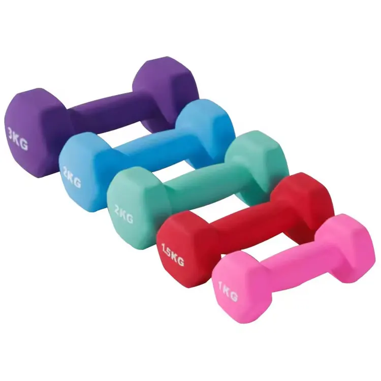 Basics easy grip workout dumbbell neoprene coated d ring neoprene dumbbell neoprene dumbbell set