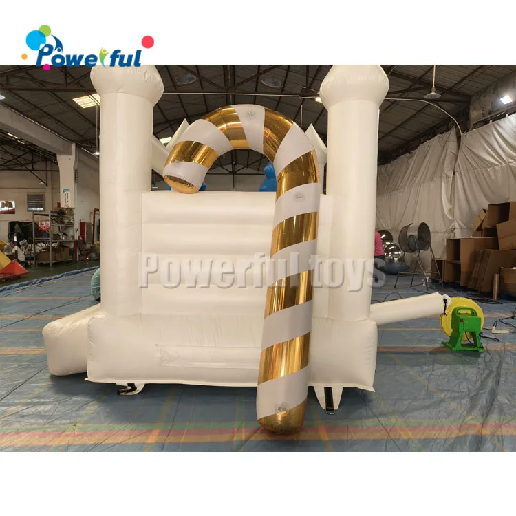 Christmas Inflatable Led Candy Model Xmas Advertising Inflatable Candy Cane For Party Event Decoration