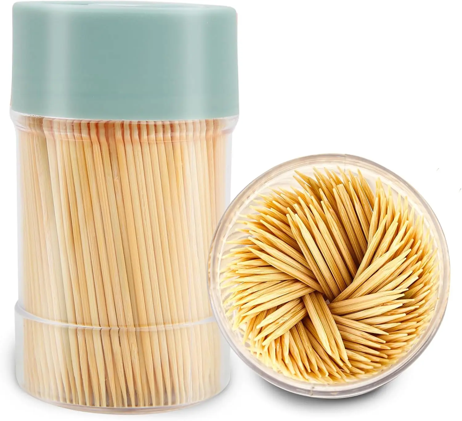 Natural Bamboo Toothpicks for Teeth Cleaning, Cooking, Party etc.