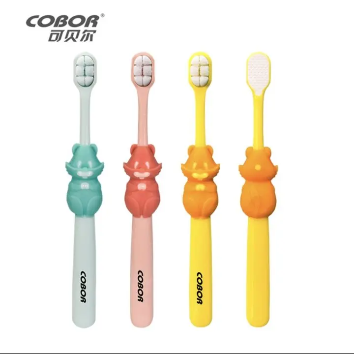 Wholesale Custom Cartoon Handle 10000 Bristles Kid Toothbrush With Soft Bristle Toothbrush For Kids