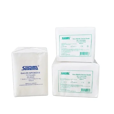 100% Cotton non-sterile gauze swab 5cm