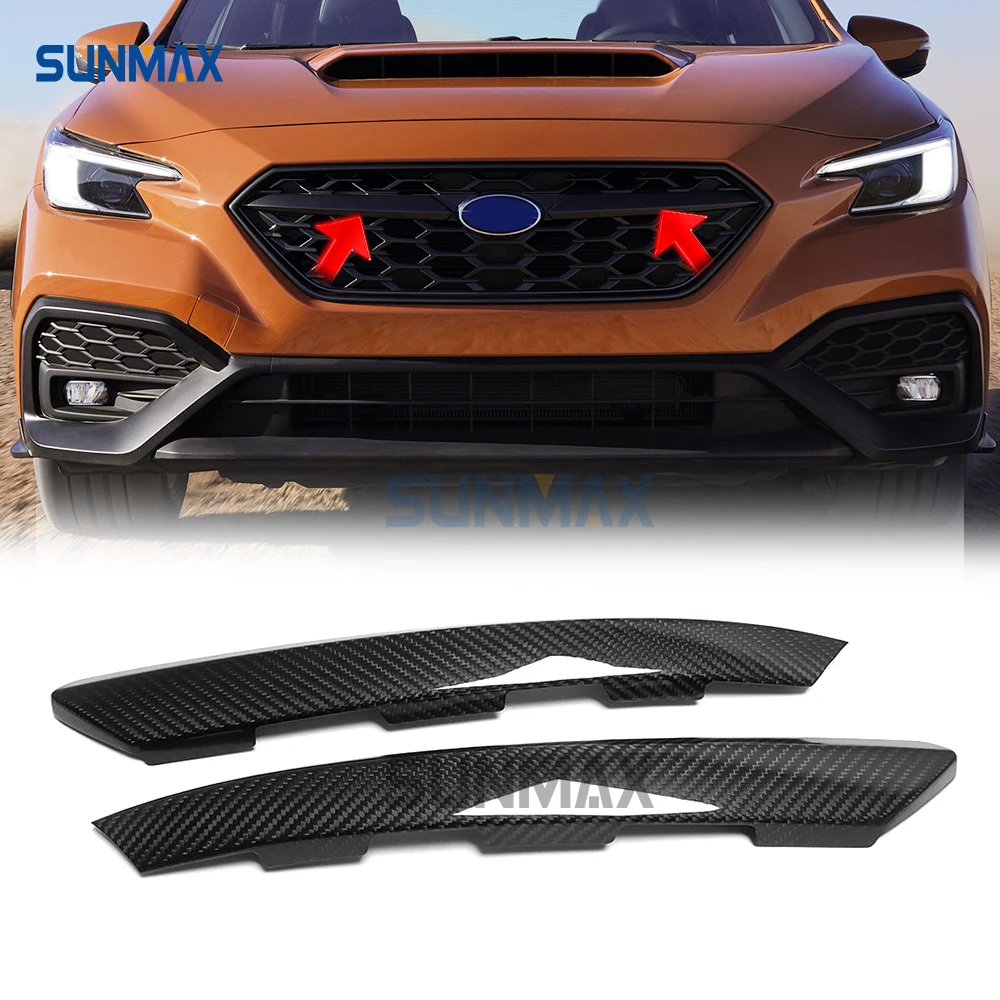 Для Subaru WRX S4 STI VB 2022 2023 сухое углеродное волокно внешняя гоночная решетка отделка автомобильные аксессуары декоративная крышка