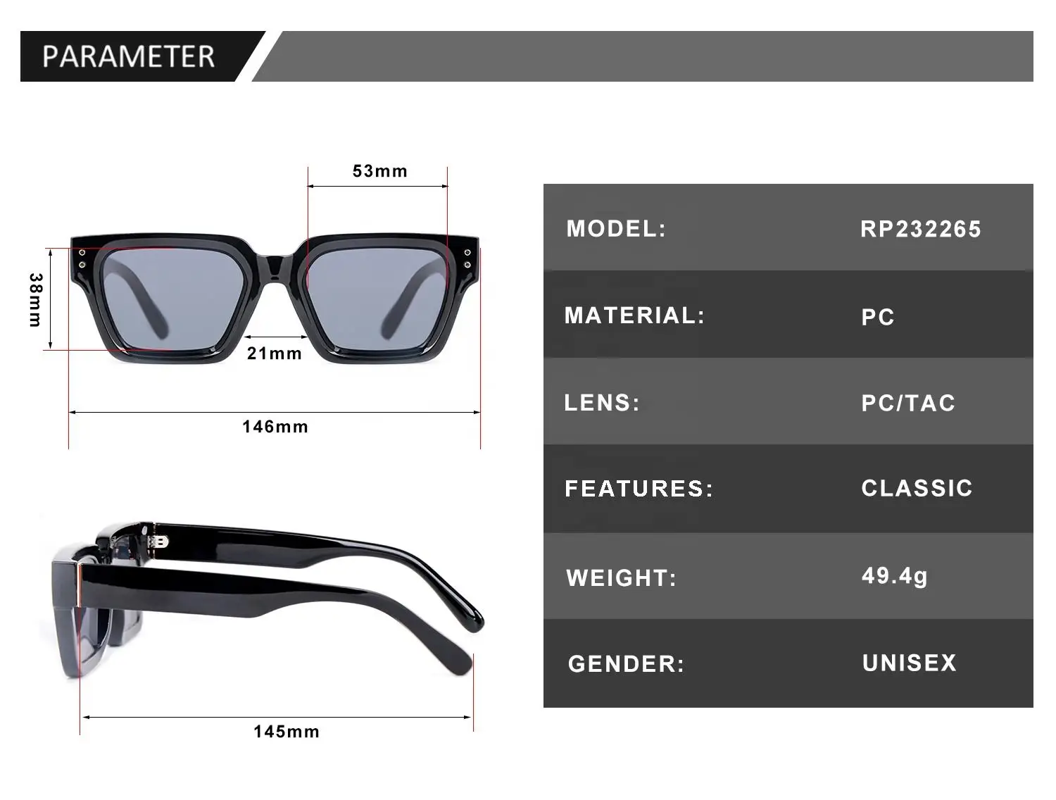 Sunglasses Whole Luxury Custom Premium Shades Women Designer Black Brand Sunglasses Mens Square Sun Glasses For Men