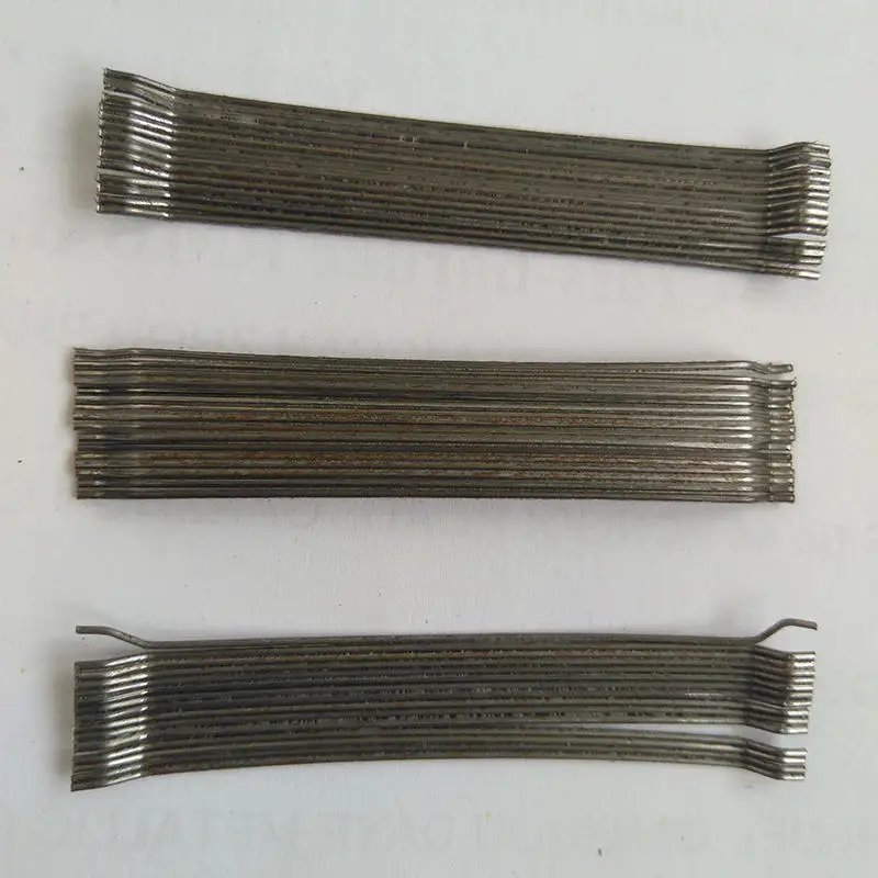 High Quality Corrugated Steel Fiber China Factory Loose Hooked End Graphic Design Solution Concrete Metal Building Materials