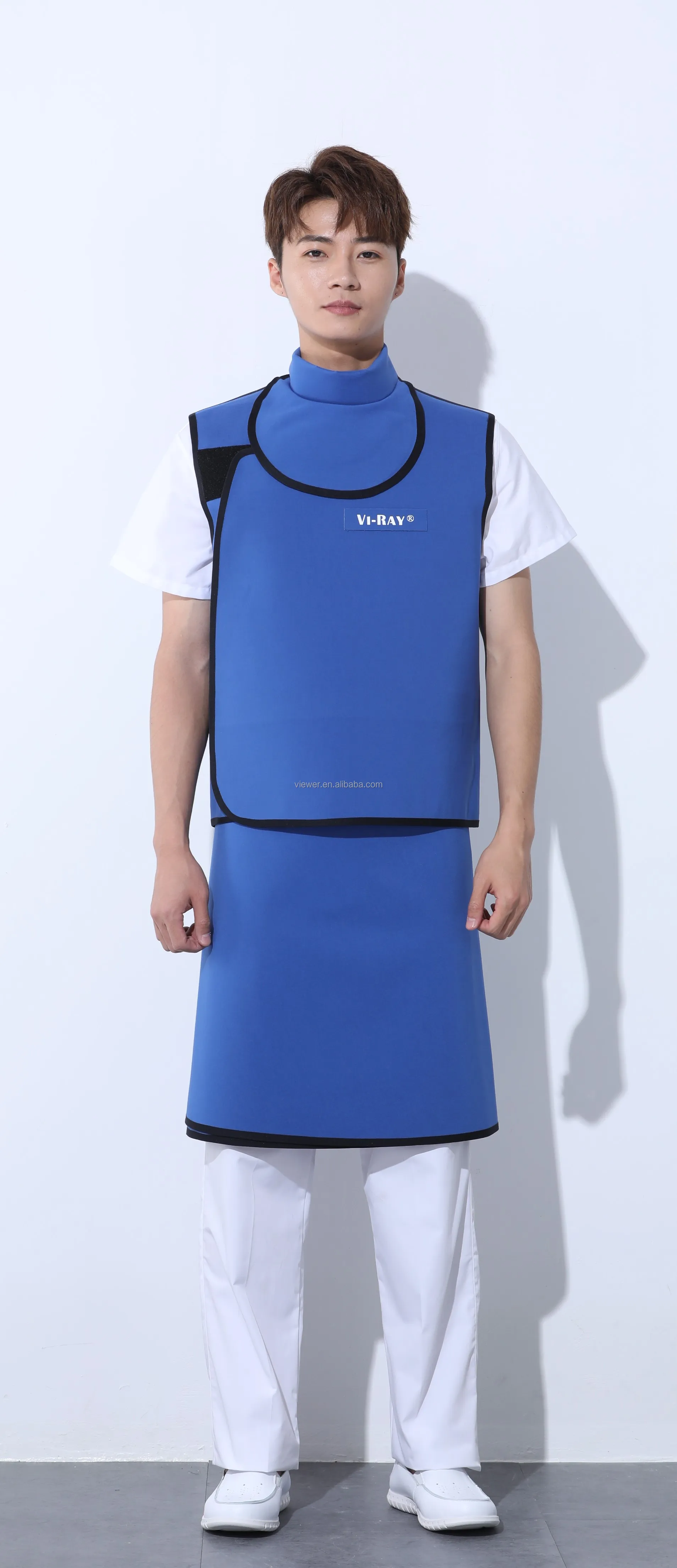  055A X-Ray lead free radiation apron with thyroid