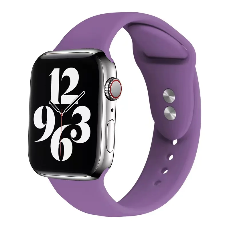 Классический сменный силиконовый ремешок для Apple Watch Band Series 6