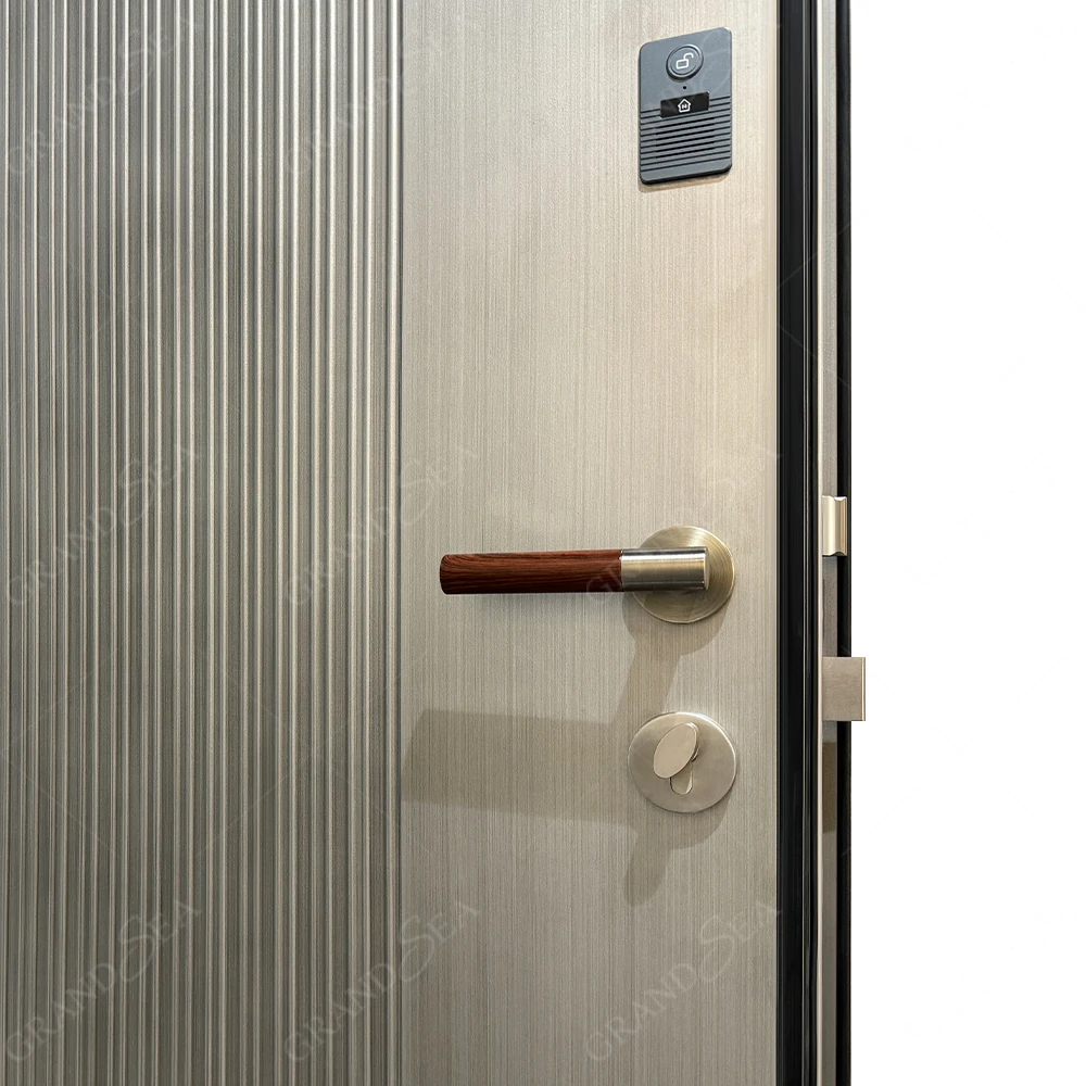 Spain Luxury Palace Bulletproof Fireproof Security Main Front Entrance Armoured Security Steel Door For Front