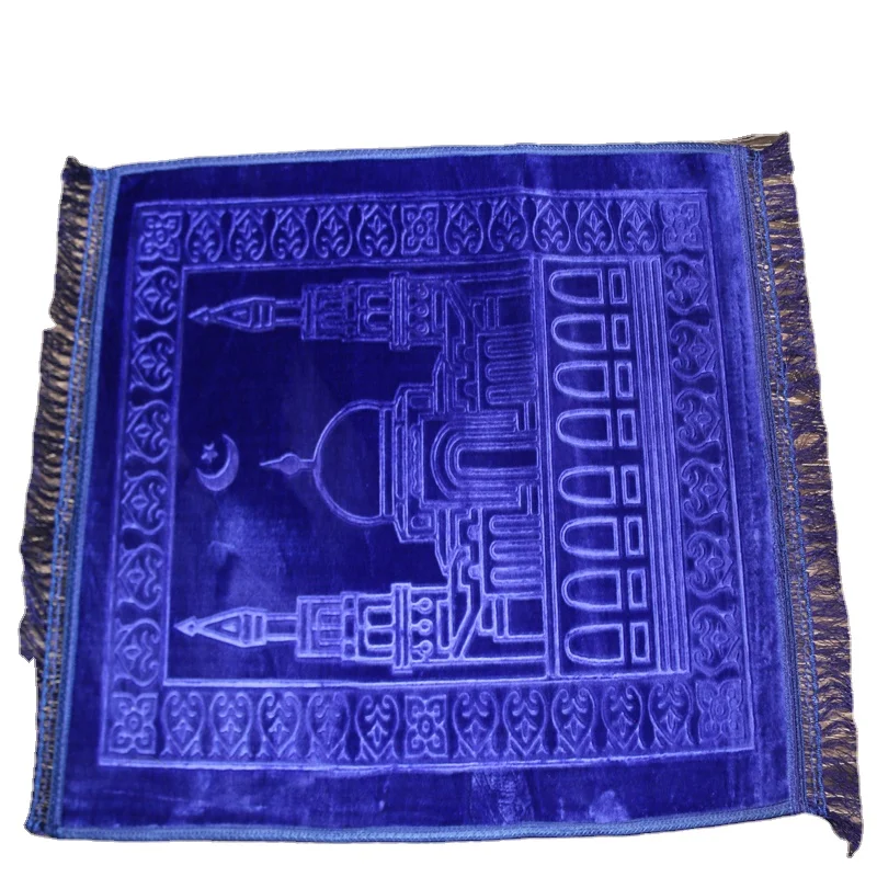 Customized Turkish Pakistan Islam Worship Carpet Muslim Mosque Masjid Embroidered Prayer Mat