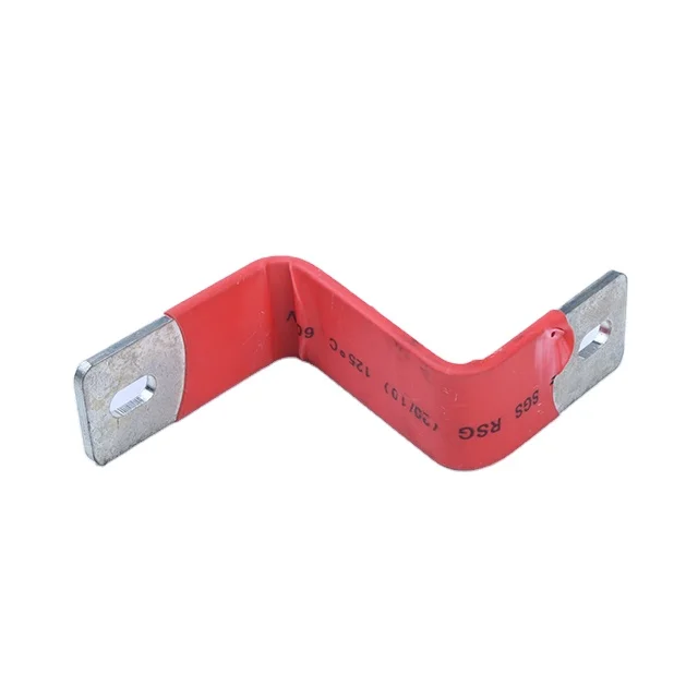 custom nickel plated flexible busbar insulated copper bus bar for battery