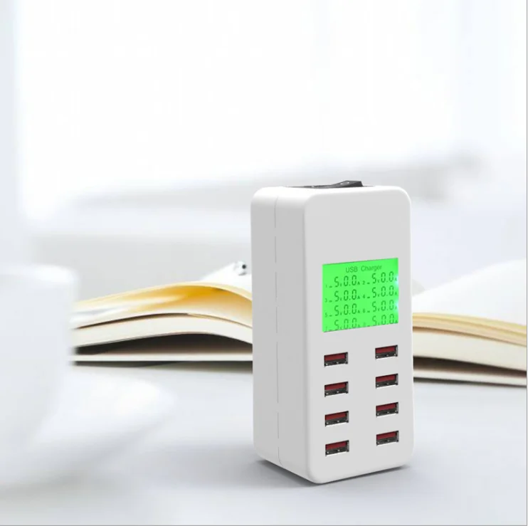 Зарядное устройство с несколькими USB-портами для быстрой зарядки мобильных телефонов с несколькими разъемами зарядное устройство для смартфонов с дисплеем