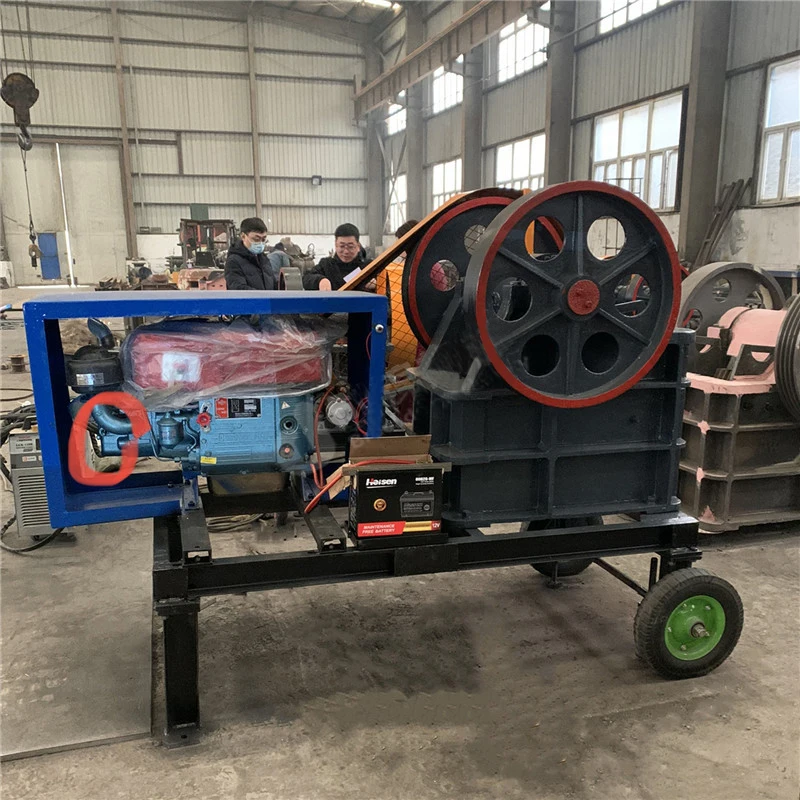 mining quarry stone mobile gold ore crusher jaw small diesel jaw crusher machine with vibrating screen