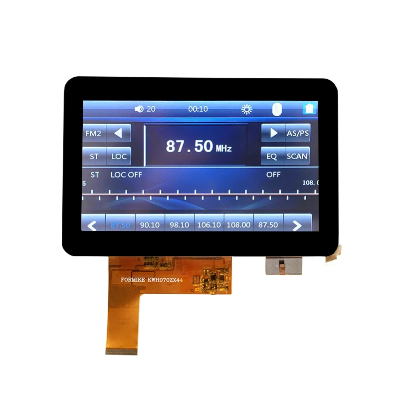 Factory 800x480 7 inch Touch LCD Display Capacitive Screen with RGB 40 Pin