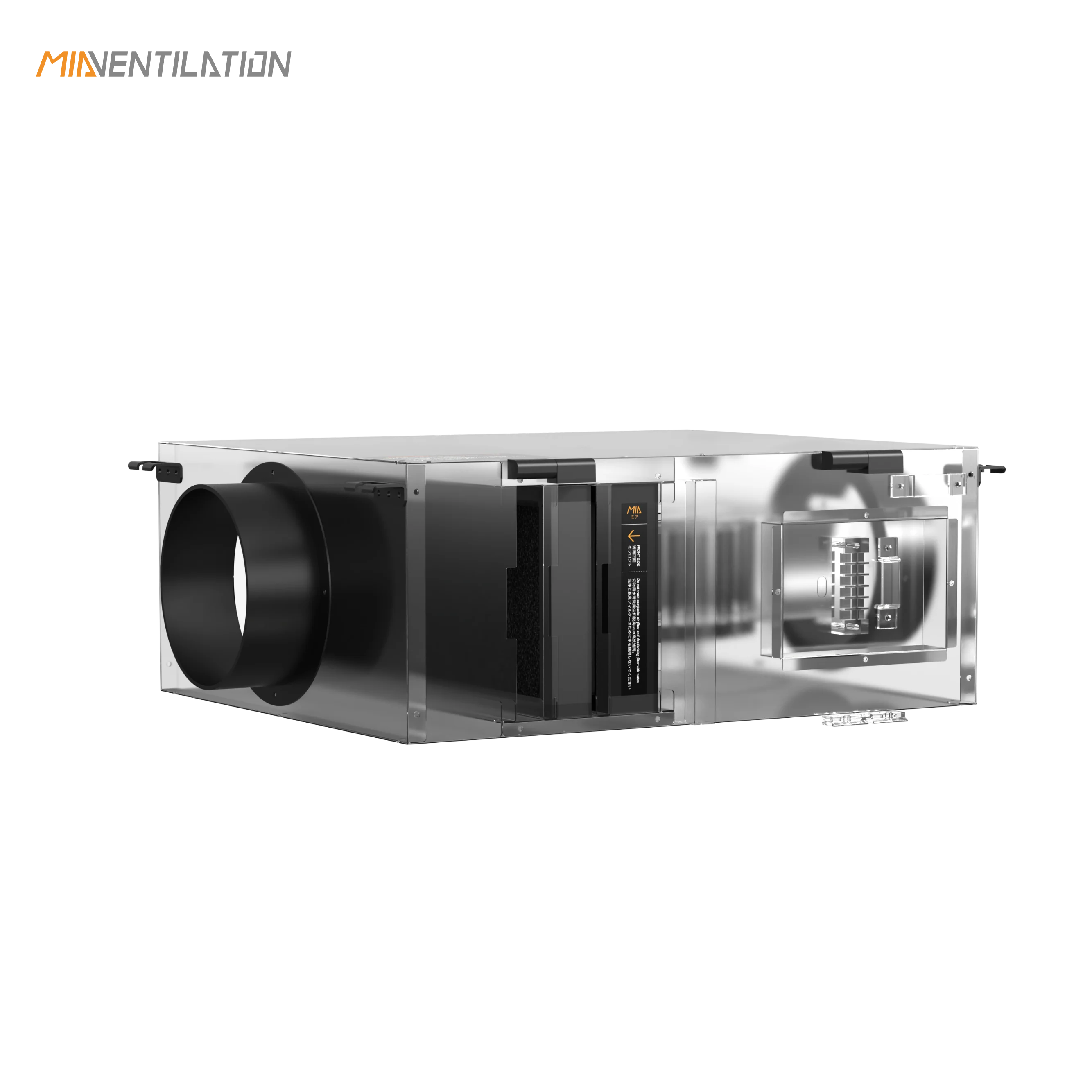 AHU factory HVAC single flow 1000m3/h supplying fresh air hepa h13 filter positive pressure strong ventilation system duct fan