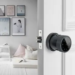 Tuya Smart Room Door Lock with Key Diary Fingerprint Management Hotel Bovos entry door Tubular Ball Knob Lock