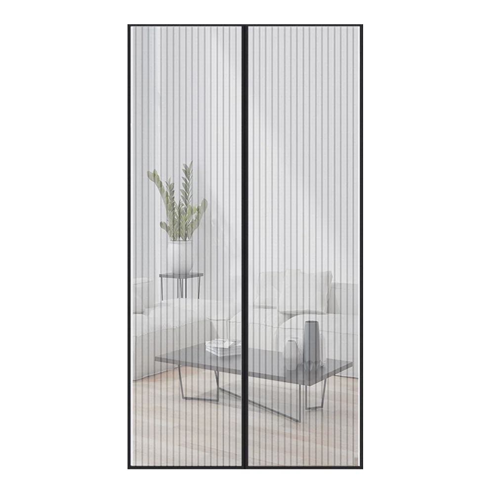 New Hot-Selling Wind Proof Mosquito Screen Door Net Curtain Anti Mosquito Mesh Fly Soft Magnetic Door Screen Curtains