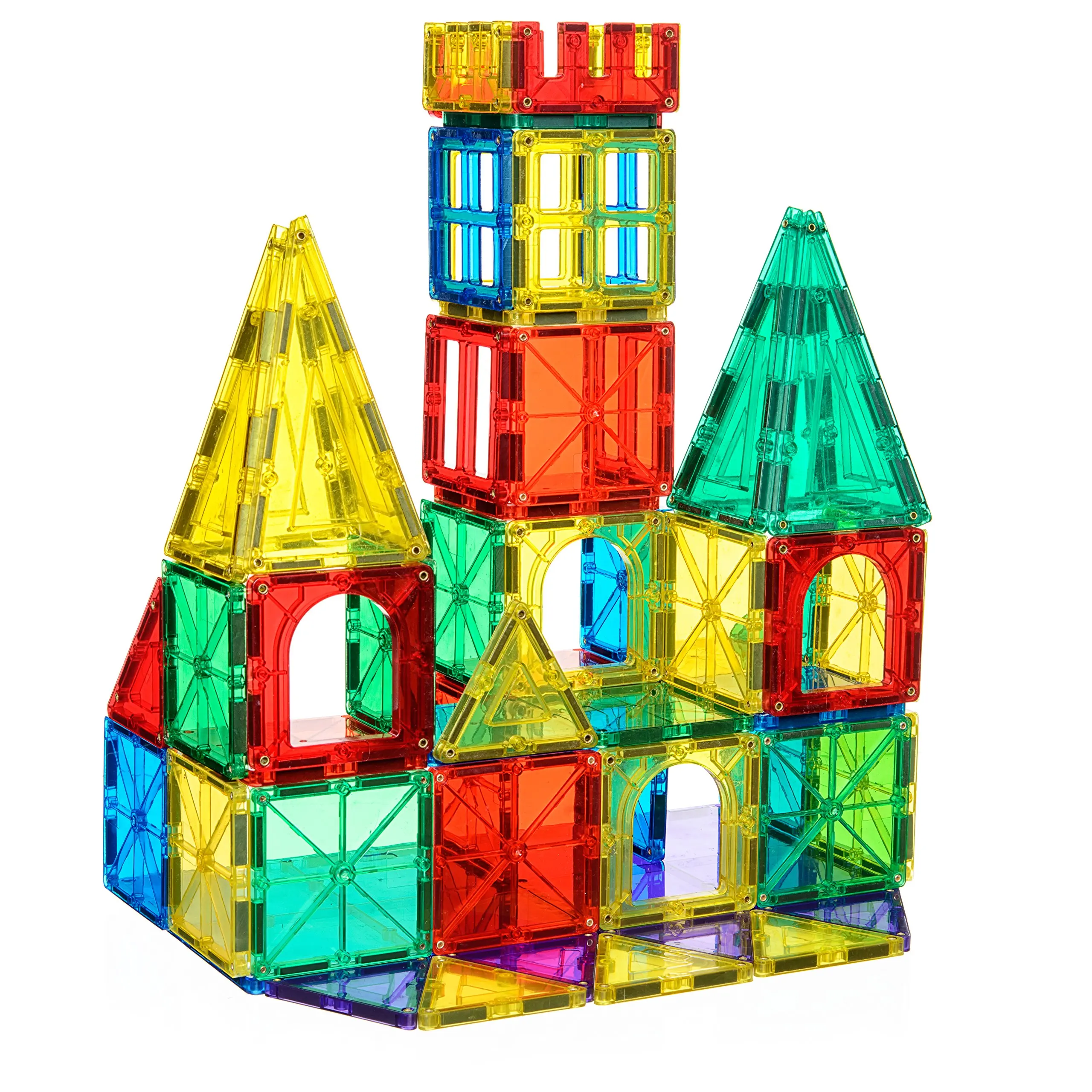 Magnet Shapes Magnetic Playset: Colorful Geometric Shapes for Imaginative and Hands-On Play