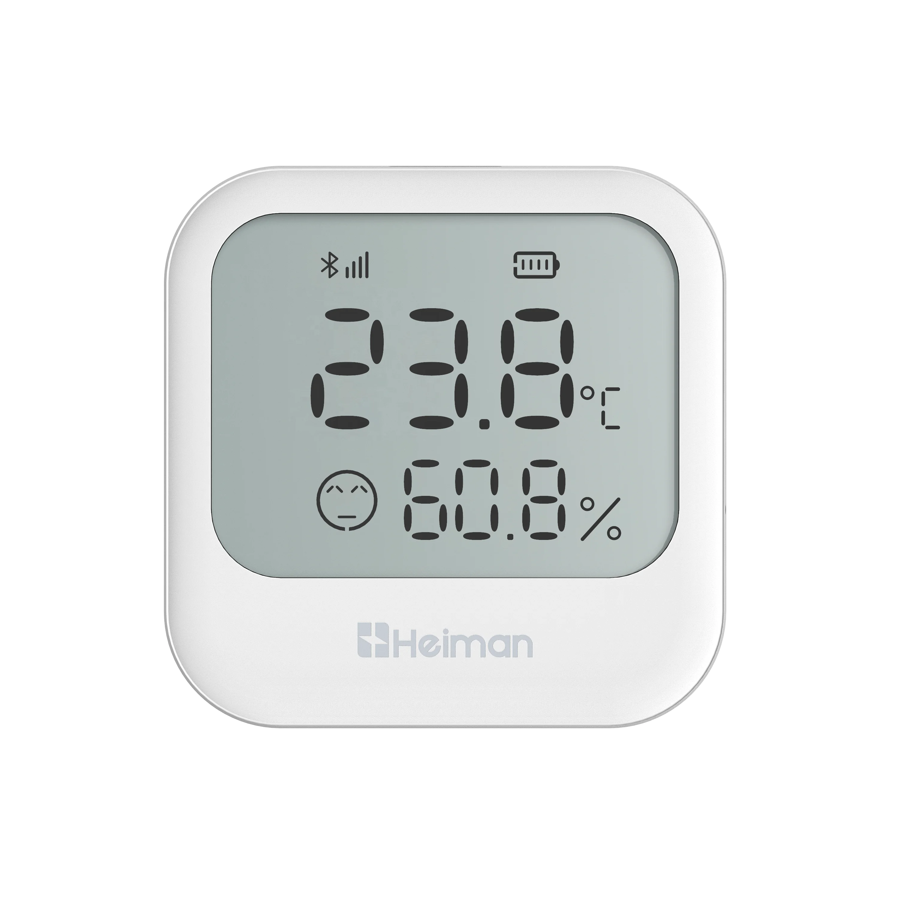Heiman Smart Zigbee Indoor Temperature and Humidity Sensor Air Quality Detector with LCD Display