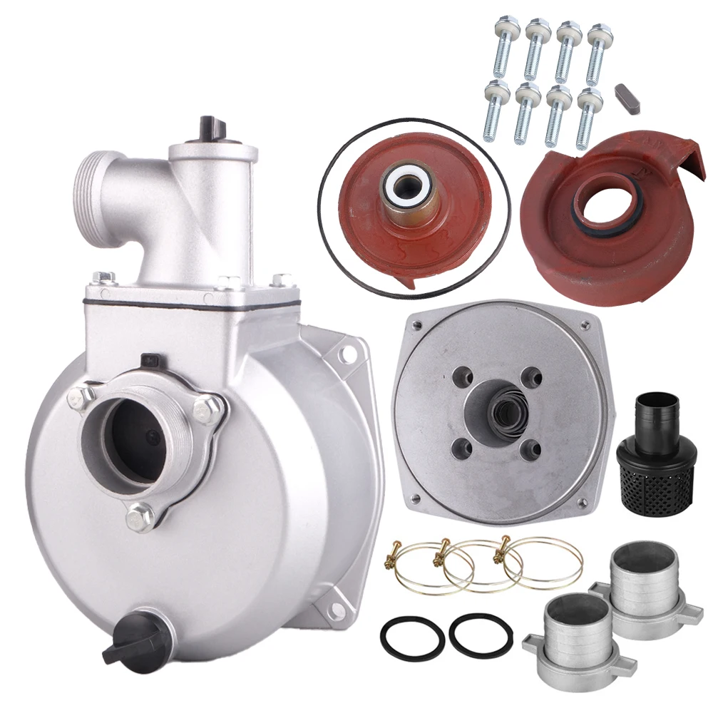 Assembly required SU-50 pulley driven water pump 2 inch aluminium alloy pulley water pump body
