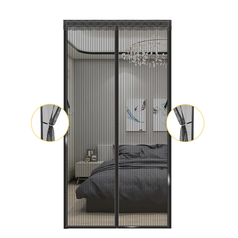 HOT SELL Door Magnetic Fly Screen partition anti mosquito screen window curtain