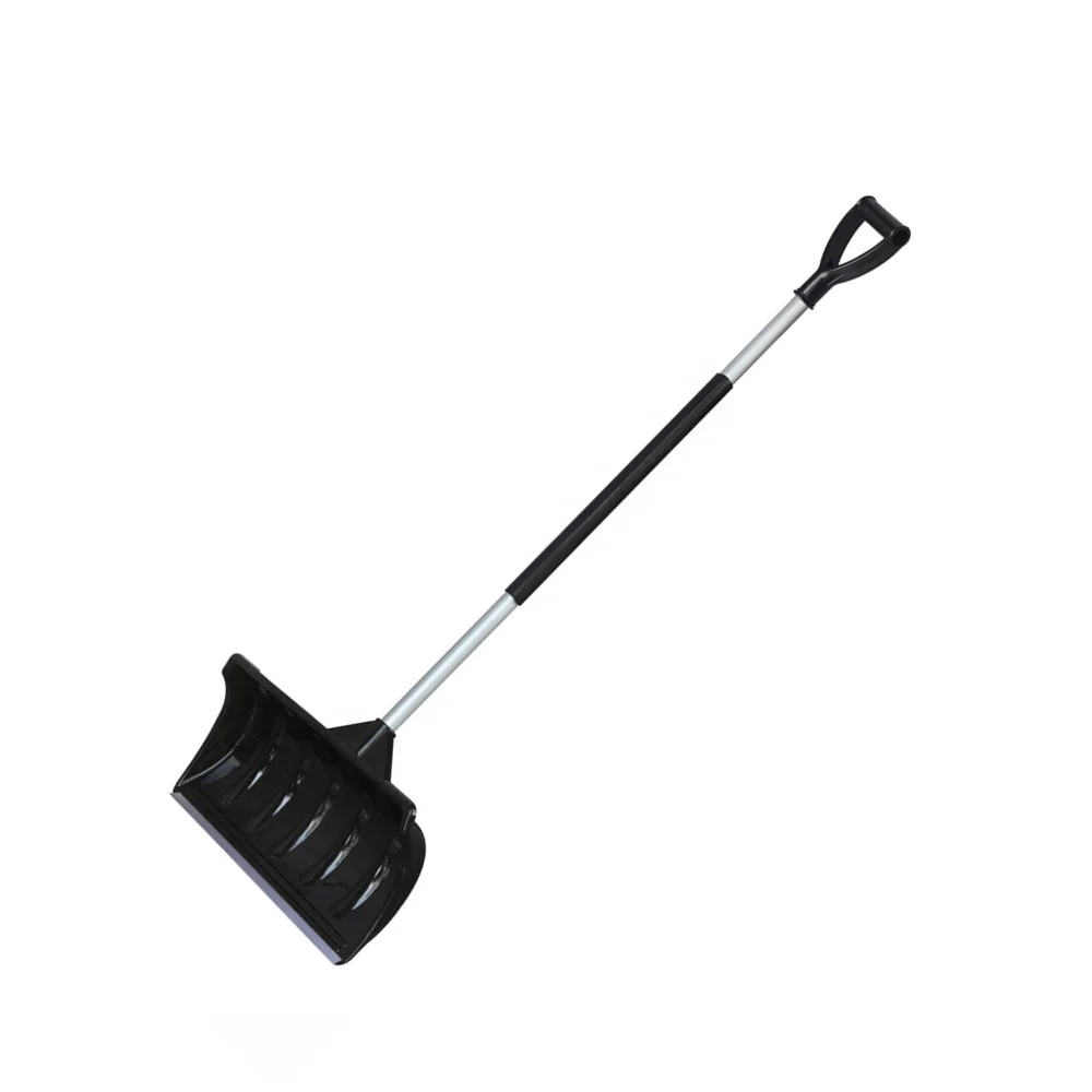 Heavy Duty Snow Pusher Shovel 22 Inches Poly Blade with Metal Edge