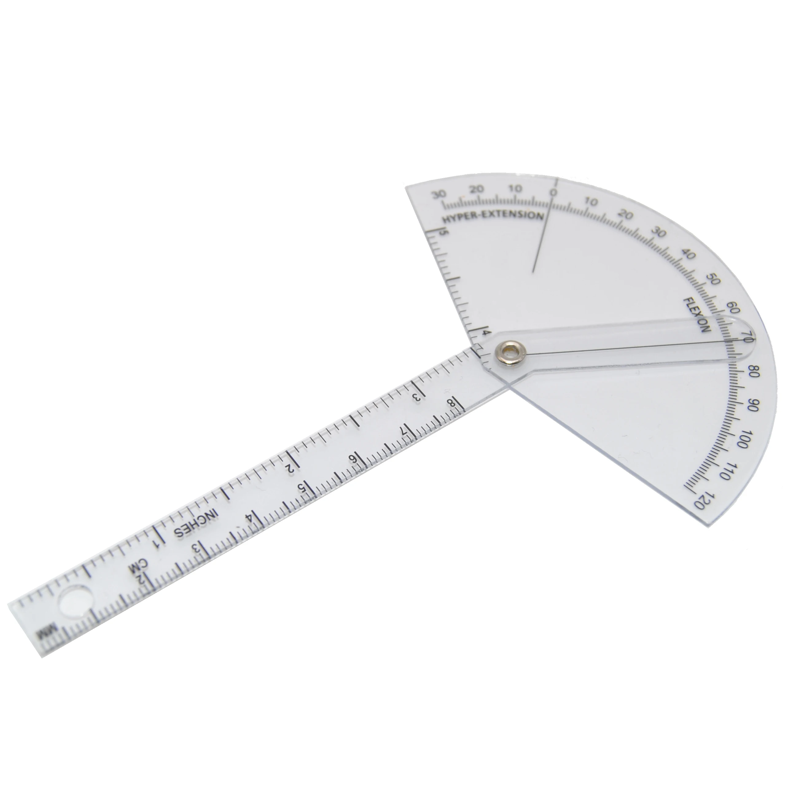 120 Degree Protractor plastic Angle Finder Goniometer Angle Measuring Ruler for medical