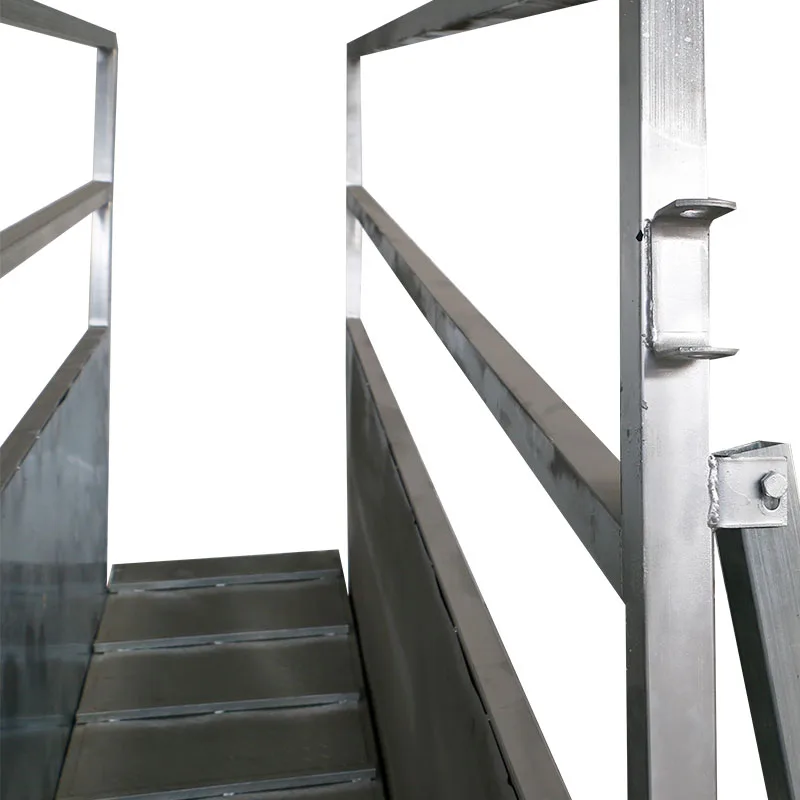 Galvanized Livestock Equipment Adjustable Cattle Sheep Horse Loading Ramp