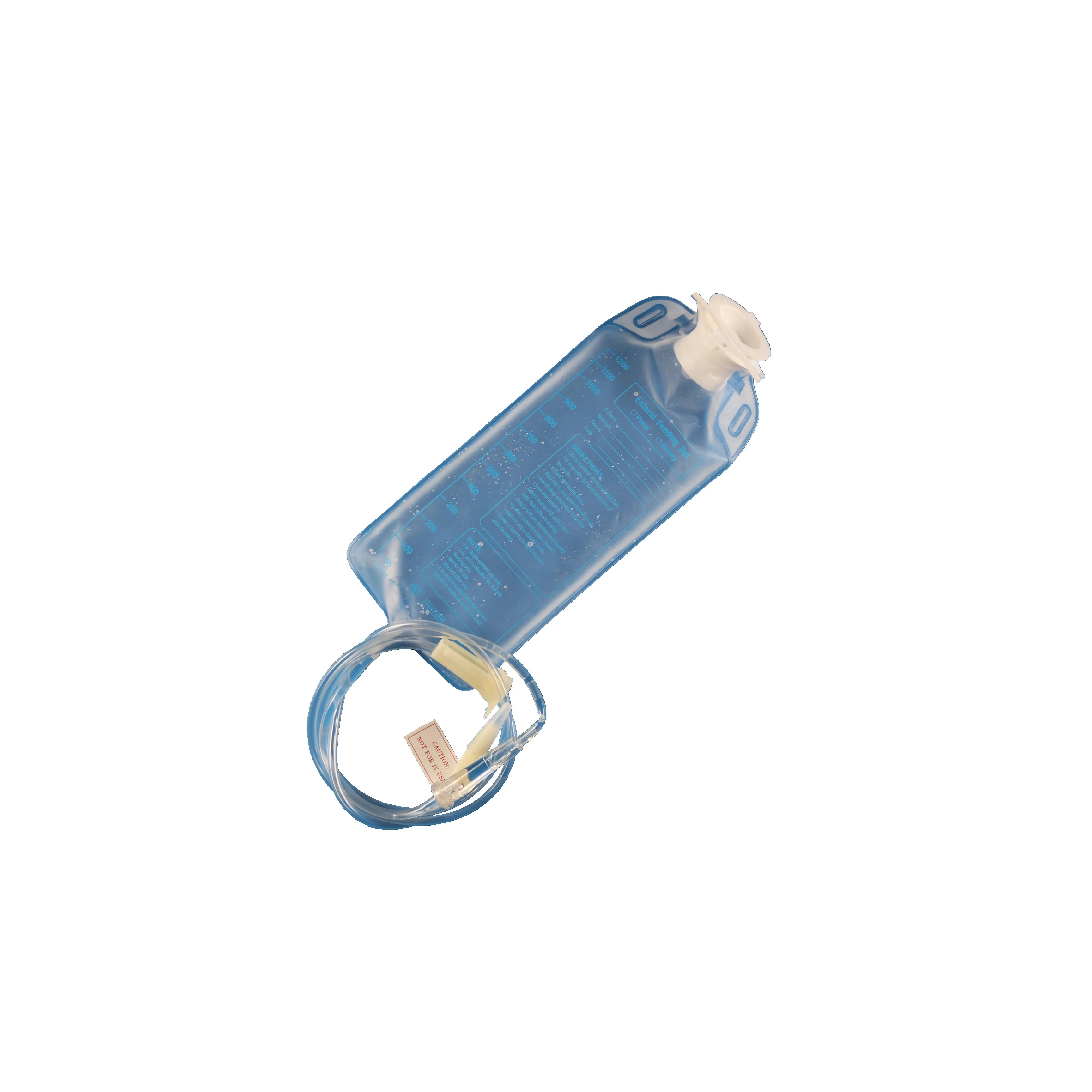 Factory supply disposable medical plastic enteral feeding bag gravity set