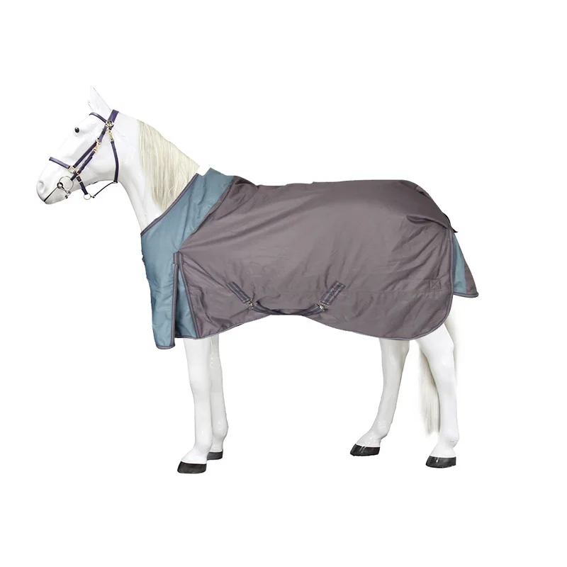 Waterproof Turnout Blanket Winter Supplies Equine for Horse 600D Rip Stop Fabric Cotton Customized SS Winter Logo Durable Oxford