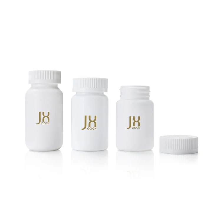 40cc 80cc 100cc150cc white childproof lid plastic pill bottles medicine pharmaceutical capsule bottle