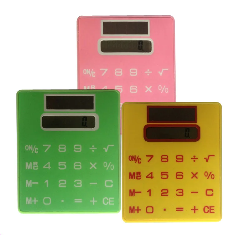 Notebook Card Solar Mini Pocket Size Calculator for Shopping Mall and School Promotional Gifts