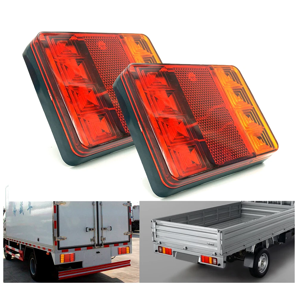 
OEM Focos Led Lampadas Auto Lighting System 8W 8 LEDs for Halogen & Xenon Tail Lights Led para Carro Truck 12V Rear Tail Light 